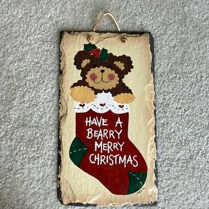 Unique Hand-crafted Holiday Slate